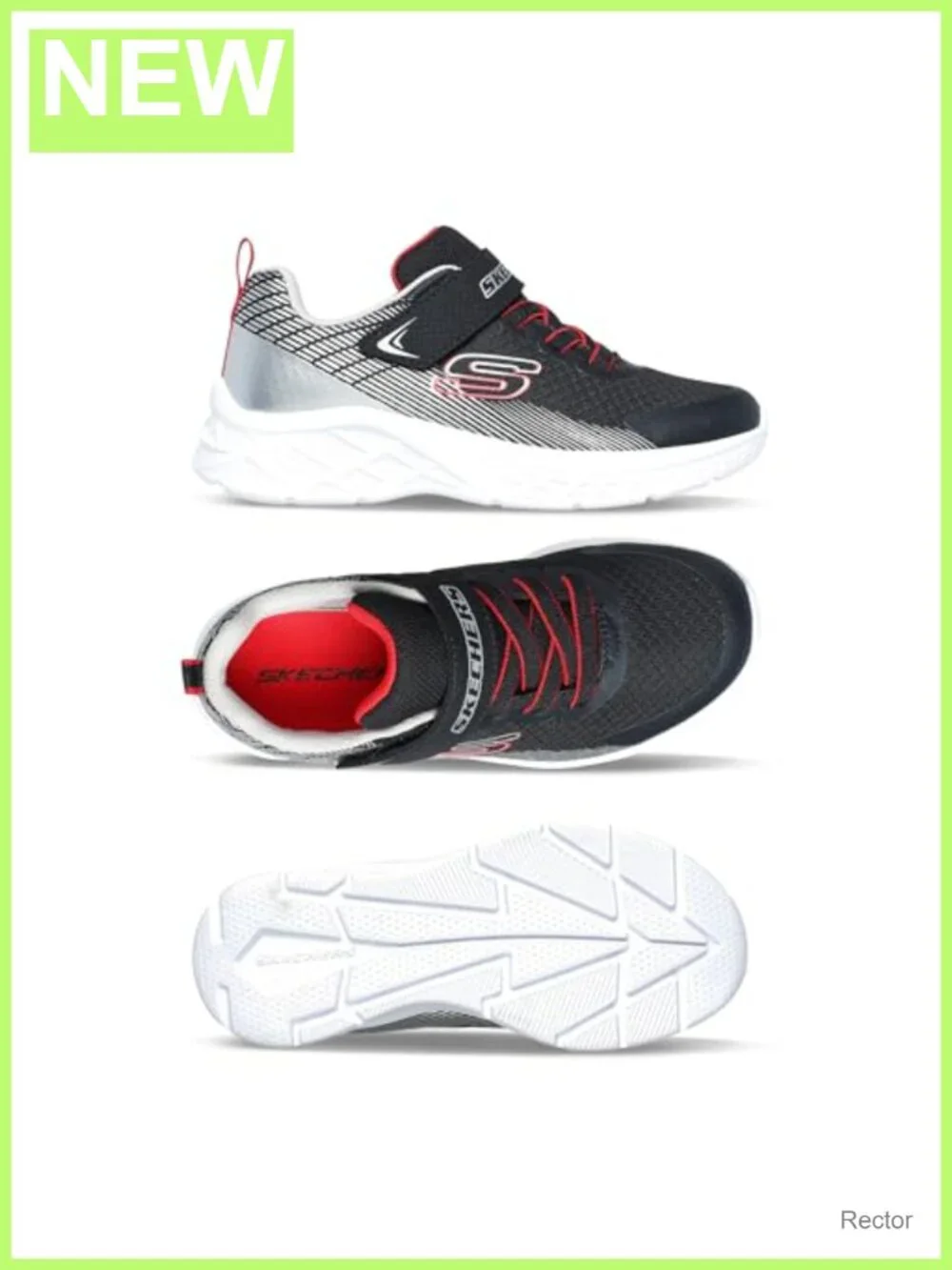 Skechers Boys Microspec II Zovrix Sneakers Athletic Comfort Machine Washable